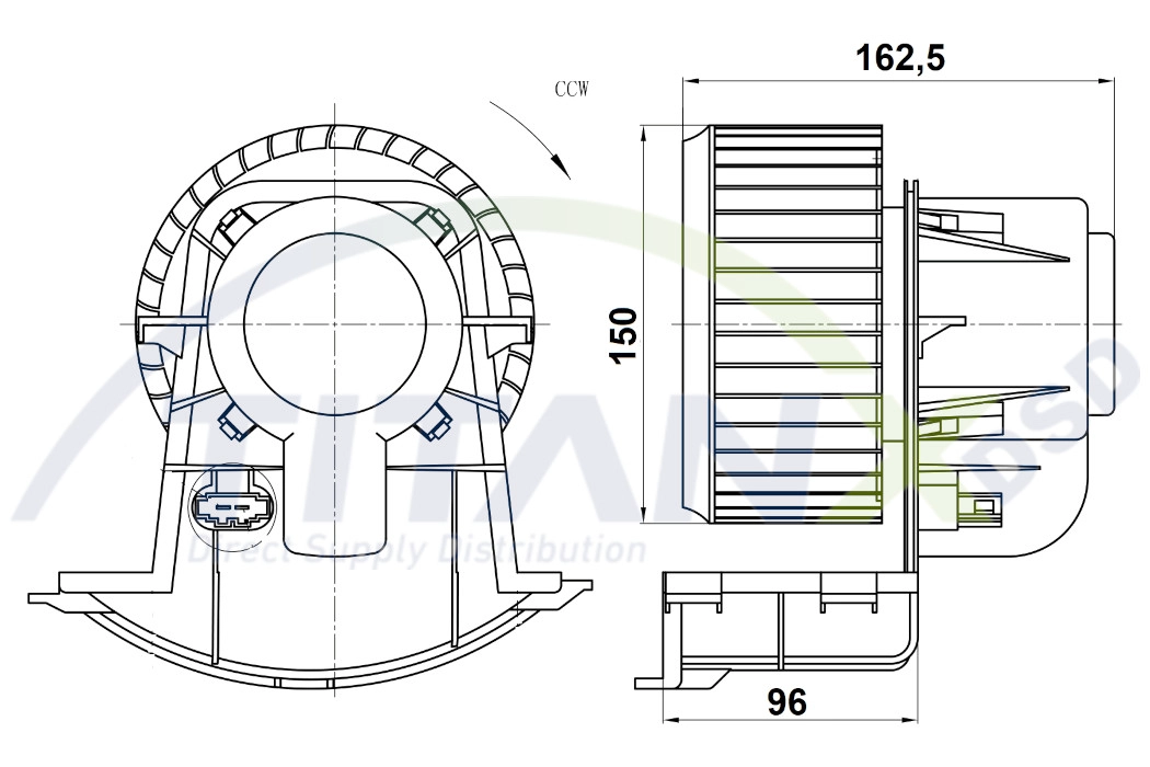 Interior Blower (BL339007)