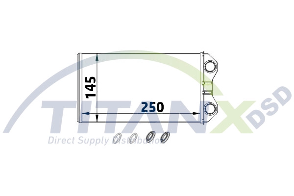 Heat Exchanger, interior heating (HT369003)