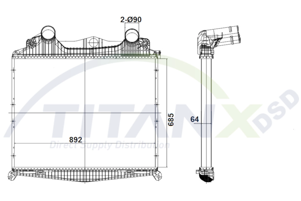 Charge Air Cooler (IC139002)