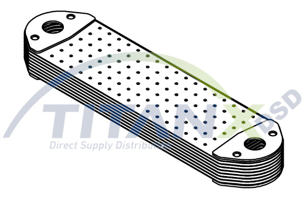 Oil Cooler, engine oil (OX129017)