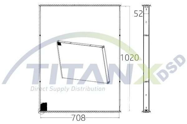 Core, radiator (WX169003)