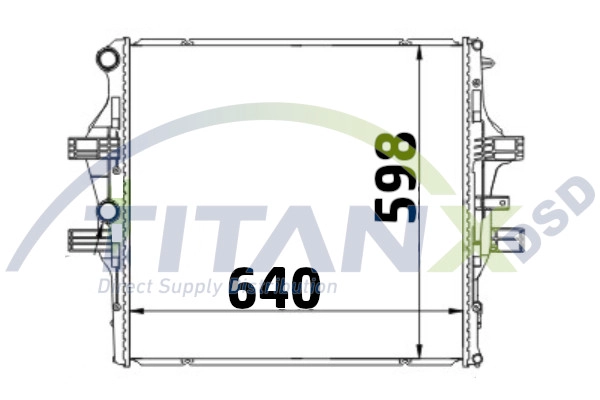 Radiator, engine cooling (RD359024)