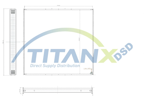 Core, radiator (WX159010)
