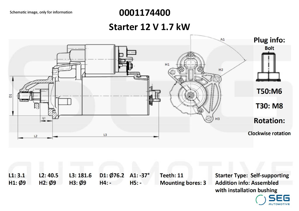 Starter (0001174400)