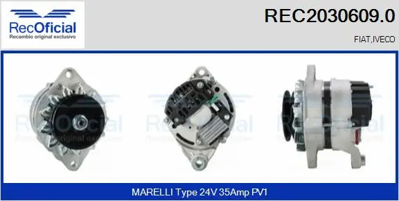 Alternator (REC2030609.0)