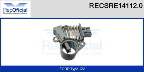 Alternator Regulator (RECSRE14112.0)