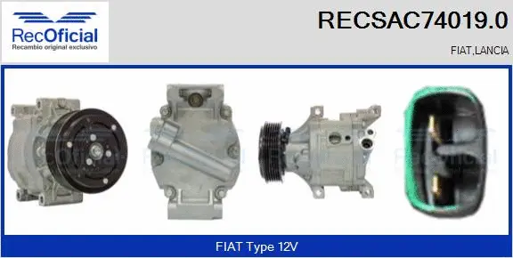 Compressor, air conditioning (RECSAC74019.0)