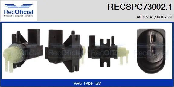 Pressure Converter, exhaust control (RECSPC73002.1)