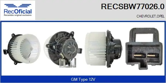 Interior Blower (RECSBW77026.0)