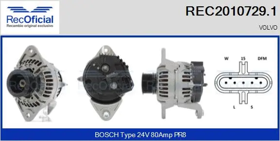 Alternator (REC2010729.1)