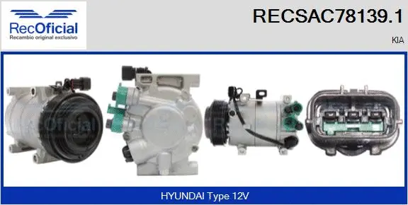 Compressor, air conditioning (RECSAC78139.1)