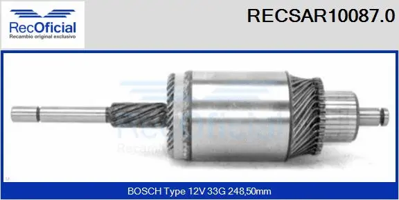 Armature, starter (RECSAR10087.0)