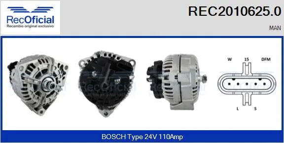 Alternator (REC2010625.0)