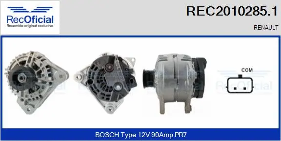 Alternator (REC2010285.1)