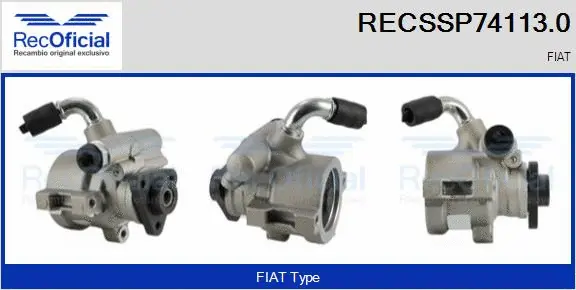 Hydraulic Pump, steering (RECSSP74113.0)