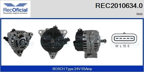 Alternator (REC2010634.0)