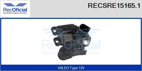 Alternator Regulator (RECSRE15165.1)