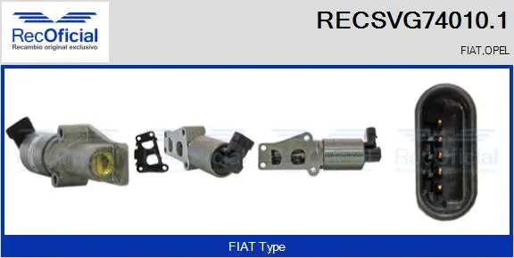 EGR Valve (RECSVG74010.1)