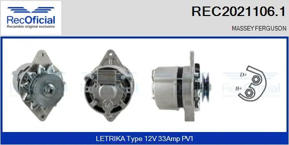 Alternator (REC2021106.1)