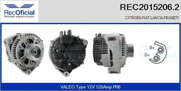 Alternator (REC2015206.2)