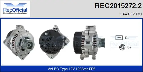 Alternator (REC2015272.2)
