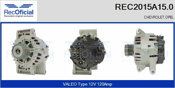 Alternator (REC2015A15.0)