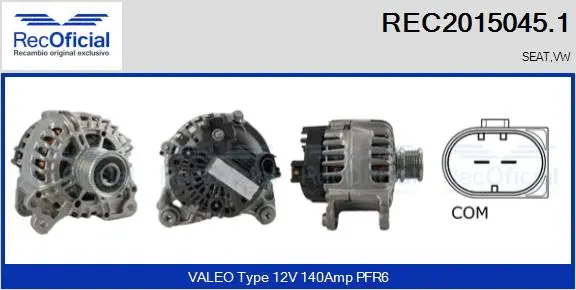 Alternator (REC2015045.1)