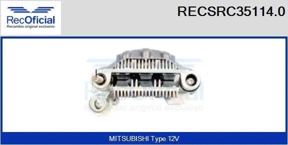 Rectifier, alternator (RECSRC35114.0)