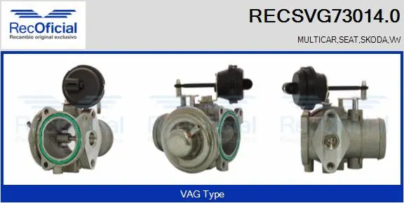 EGR Valve (RECSVG73014.0)