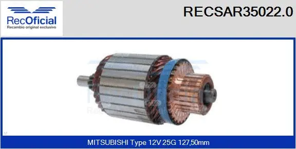 Armature, starter (RECSAR35022.0)