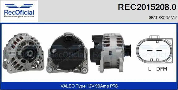 Alternator (REC2015208.0)