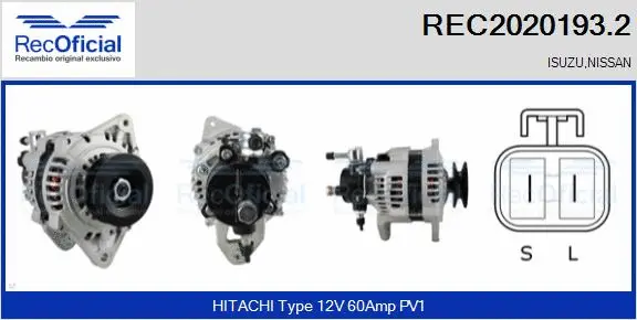 Alternator (REC2020193.2)