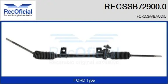 Steering Gear (RECSSB72900.0)
