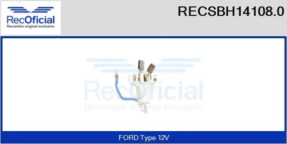 Holder, carbon brushes (RECSBH14108.0)