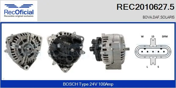 Alternator (REC2010627.5)
