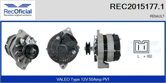 Alternator (REC2015177.1)