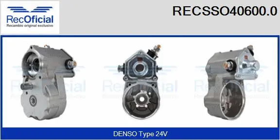Solenoid Switch, starter (RECSSO40600.0)