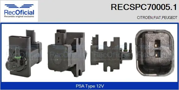 Pressure Converter, exhaust control (RECSPC70005.1)