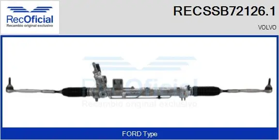 Steering Gear (RECSSB72126.1)