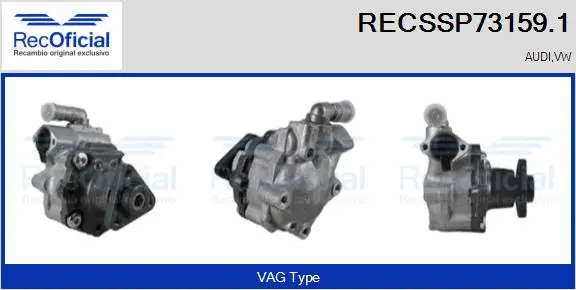 Hydraulic Pump, steering (RECSSP73159.1)