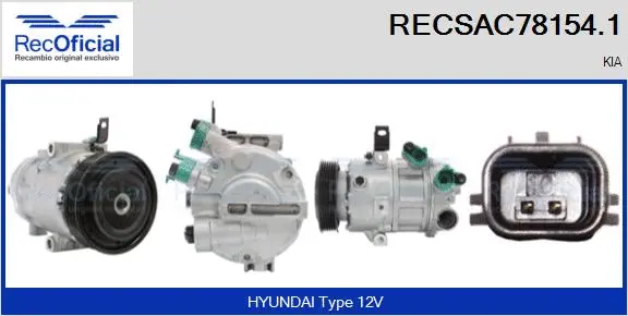 Compressor, air conditioning (RECSAC78154.1)