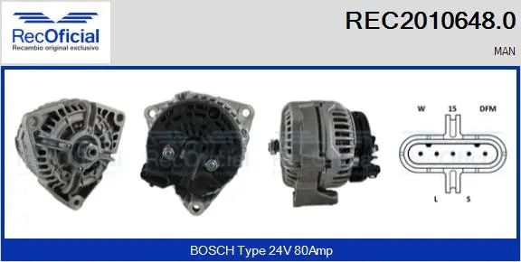 Alternator (REC2010648.0)