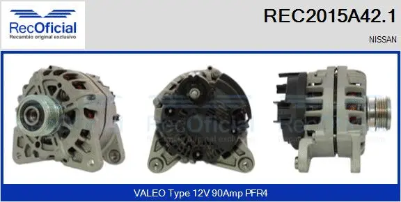 Alternator (REC2015A42.1)