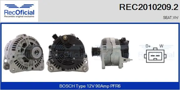 Alternator (REC2010209.2)