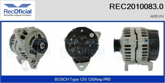 Alternator (REC2010083.0)