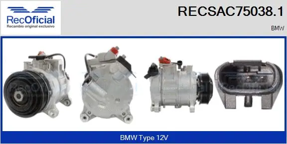 Compressor, air conditioning (RECSAC75038.1)