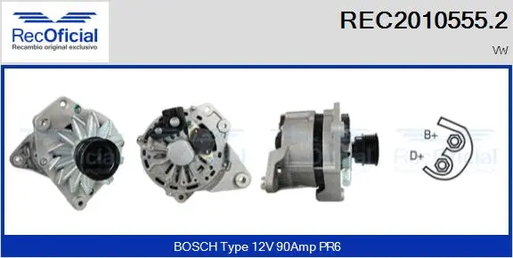 Alternator (REC2010555.2)