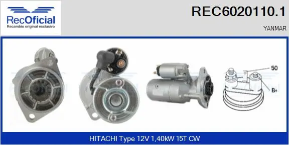 Starter (REC6020110.1)