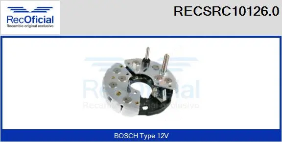 Rectifier, alternator (RECSRC10126.0)