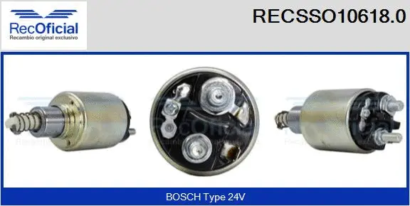 Solenoid Switch, starter (RECSSO10618.0)
